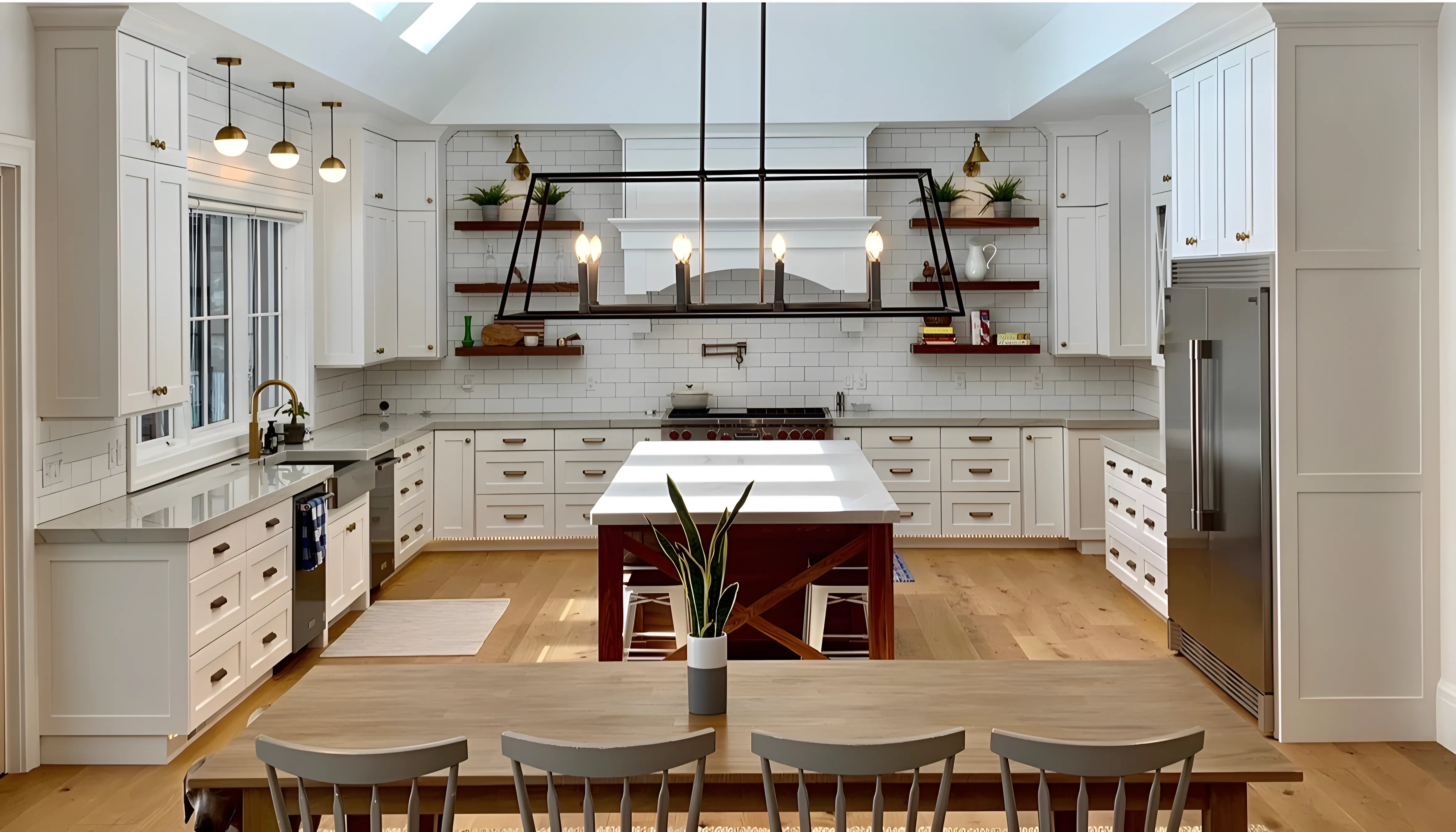 Mountain Retreat refined kitchen space