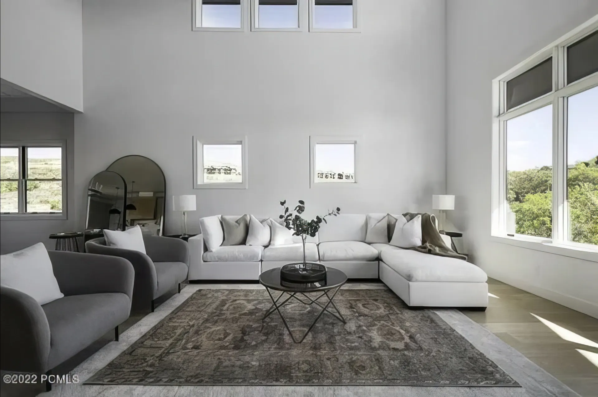 Natural material palette at Promontory